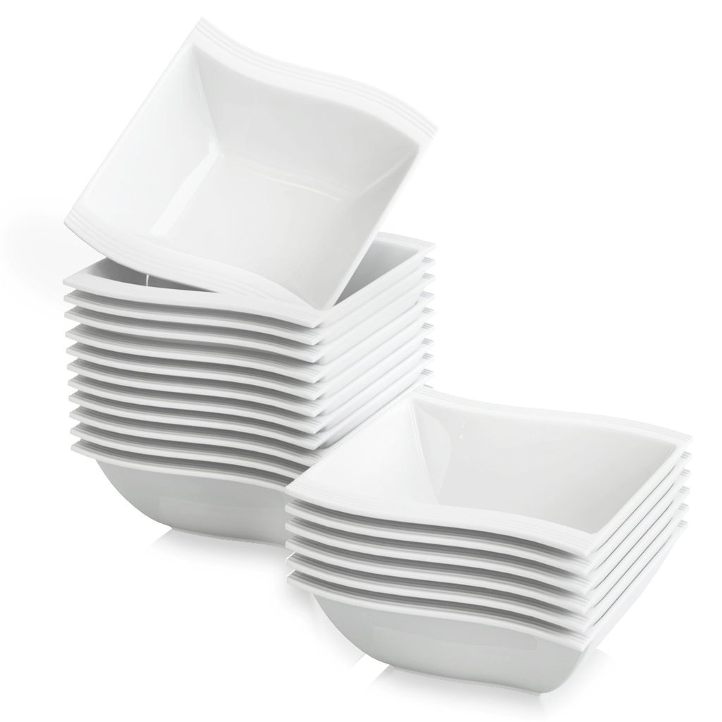 MALACASA, Série Flora, 18 pcs. Set de saladiers en Image du produit 