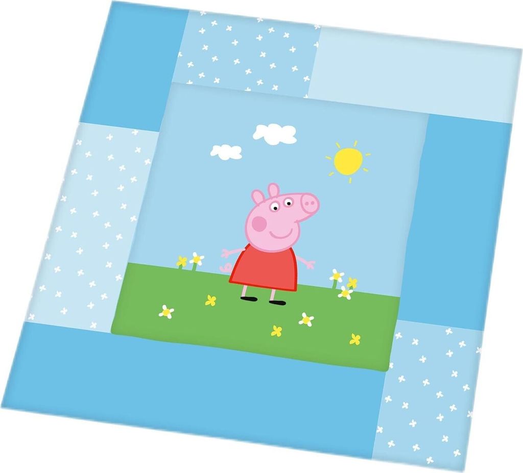 Krabbeldecke Peppa Pig Mehrfarbig, 115 x 115 cm