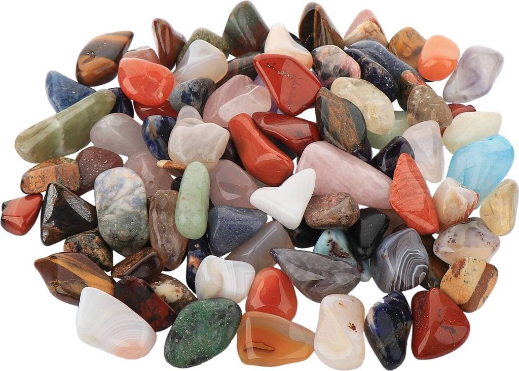 500g Afrika Mix Trommelsteine Handschmeichler 20 - 40mm Massagesteine Heilsteine