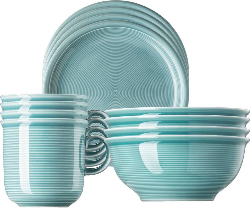 Thomas Trend Colour Ice Blue Frühstücksset 12tlg