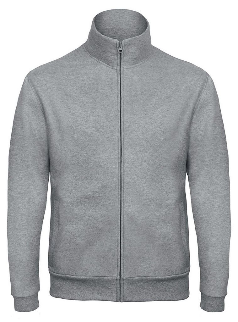 B&C - "ID.206 50/50" Sweatjacke Durchgehender Reißverschluss für Herren/Damen Uni FK2210 (XS) (Grau meliert)