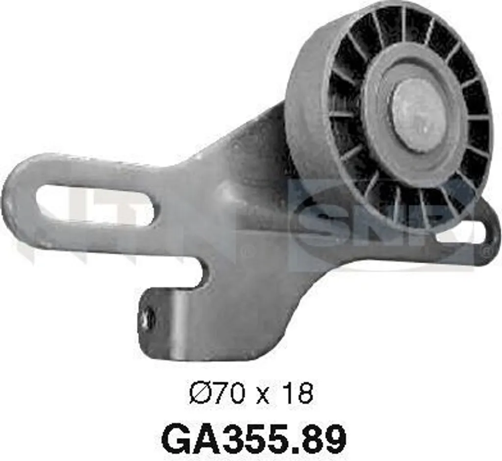 Galet Tendeur SNR à Nervures 7700870432 pour Moteurs Renault et Dacia