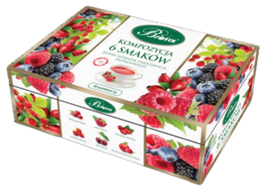 Bifix Kompozycja 6 smaków Herbat Owocowych ekspresowych Zdjęcie produktu 