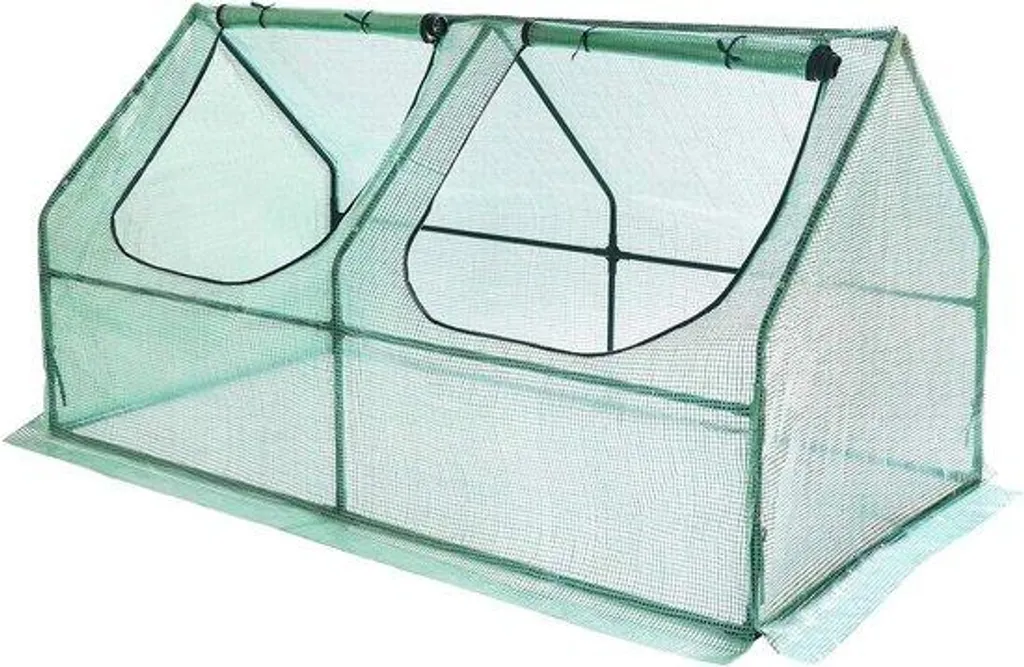 Serre plastique 180x90x90 cm contre le gel - Protégez vos plantes en Vert