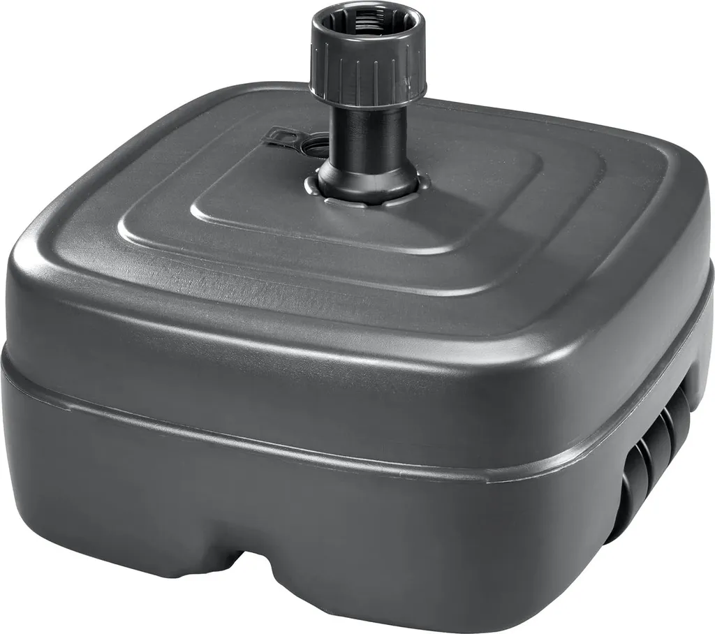Pied de parasol 45L anthracite léger 2kg et résistant aux intempéries