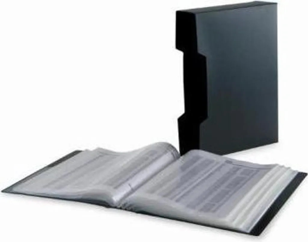 Classeur à levier noir Fellowes 40321 en plastique PP rigide 100 pages