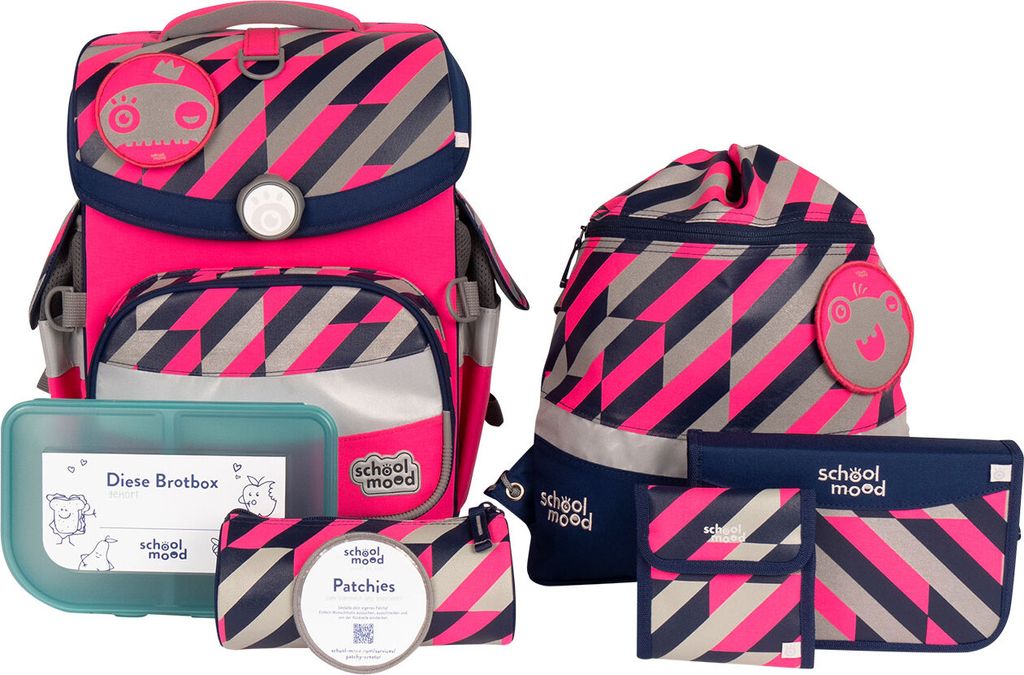 School Mood 7-częściowy zestaw tornistrów Timeless Air+ Zdjęcie produktu 
