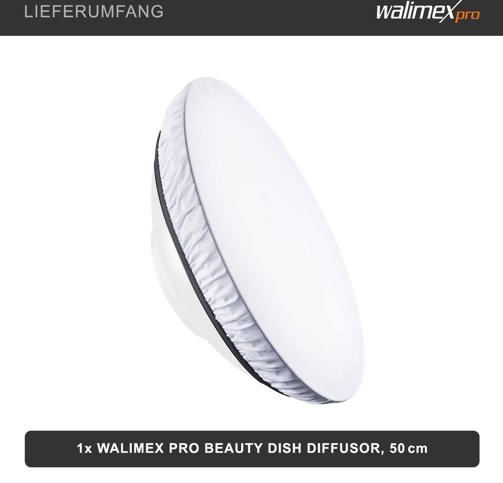 Walimex pro Beauty Dish Difuzor, 50 cm Obrázek produktu 4