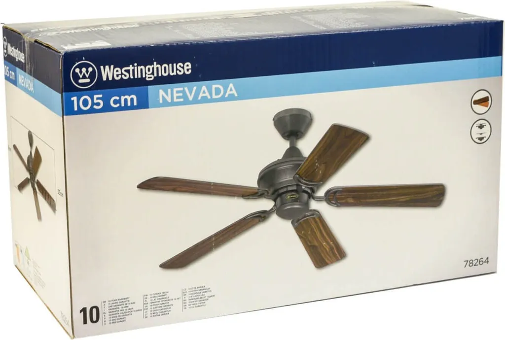 Ventilateur de plafond Nevada 105 cm : fini la chaleur avec télécommande - 11