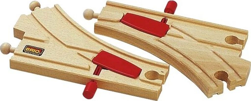 BRIO Aiguillage méca. Paire d'aiguillages (L1/M1) Image du produit 