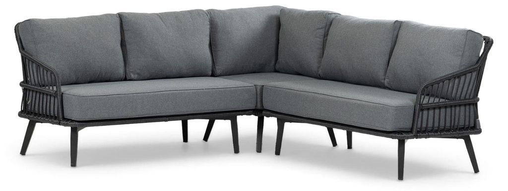 Ecklounge-Set | Isabel | Schwarz | Rope Produktbild 