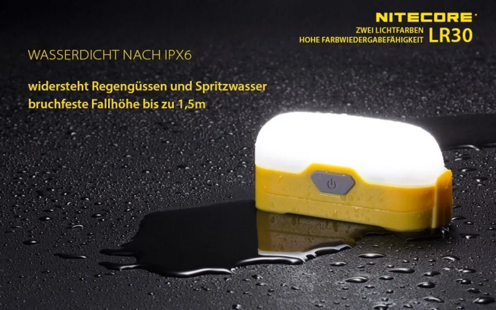 Lanterne de Camping Nitecore LR30 Lampe de Tente Mobile à Diffusion 360° - 9