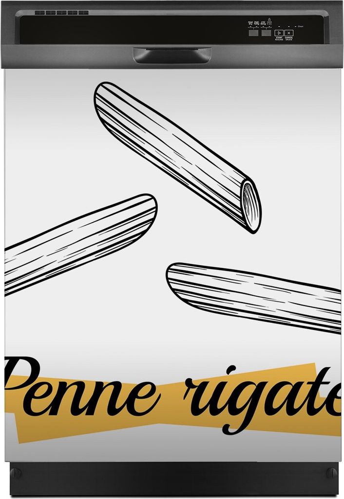 Magnete Dekorative 60x70 cm Küche Magnetmatte Spülmaschine - Italienische Nudeln Pasta
