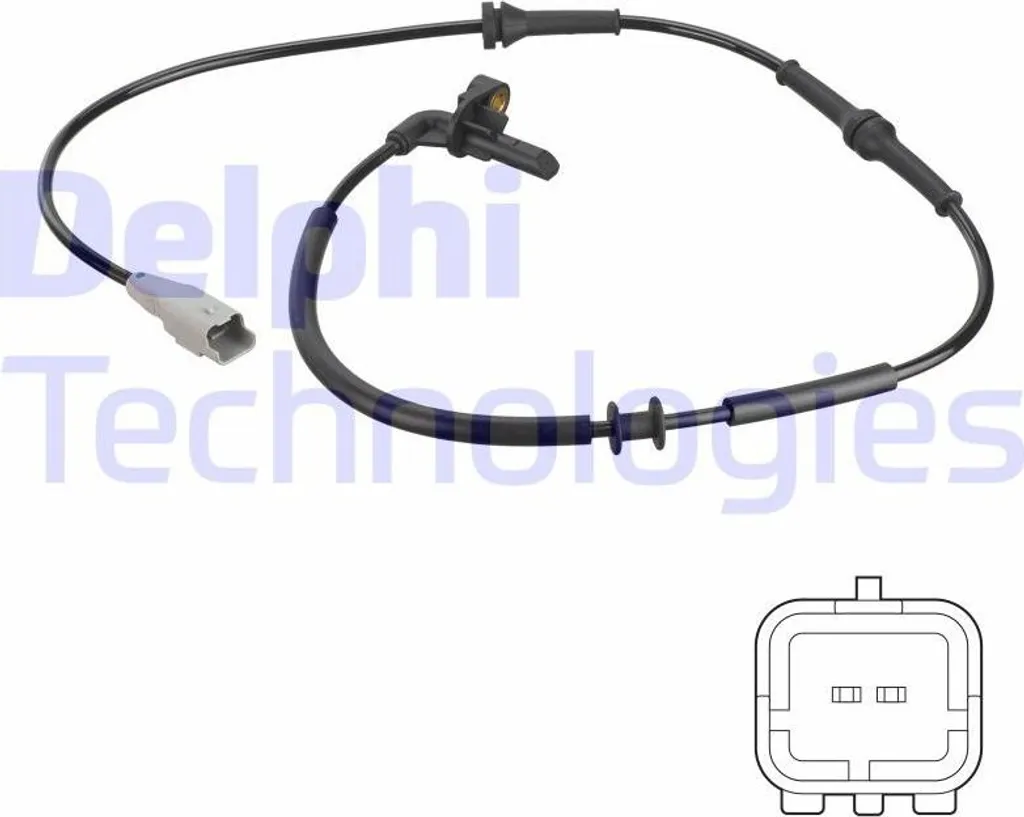 Sensore ABS Delphi SS20761 Originale 4545C9 per Partner e Berlingo