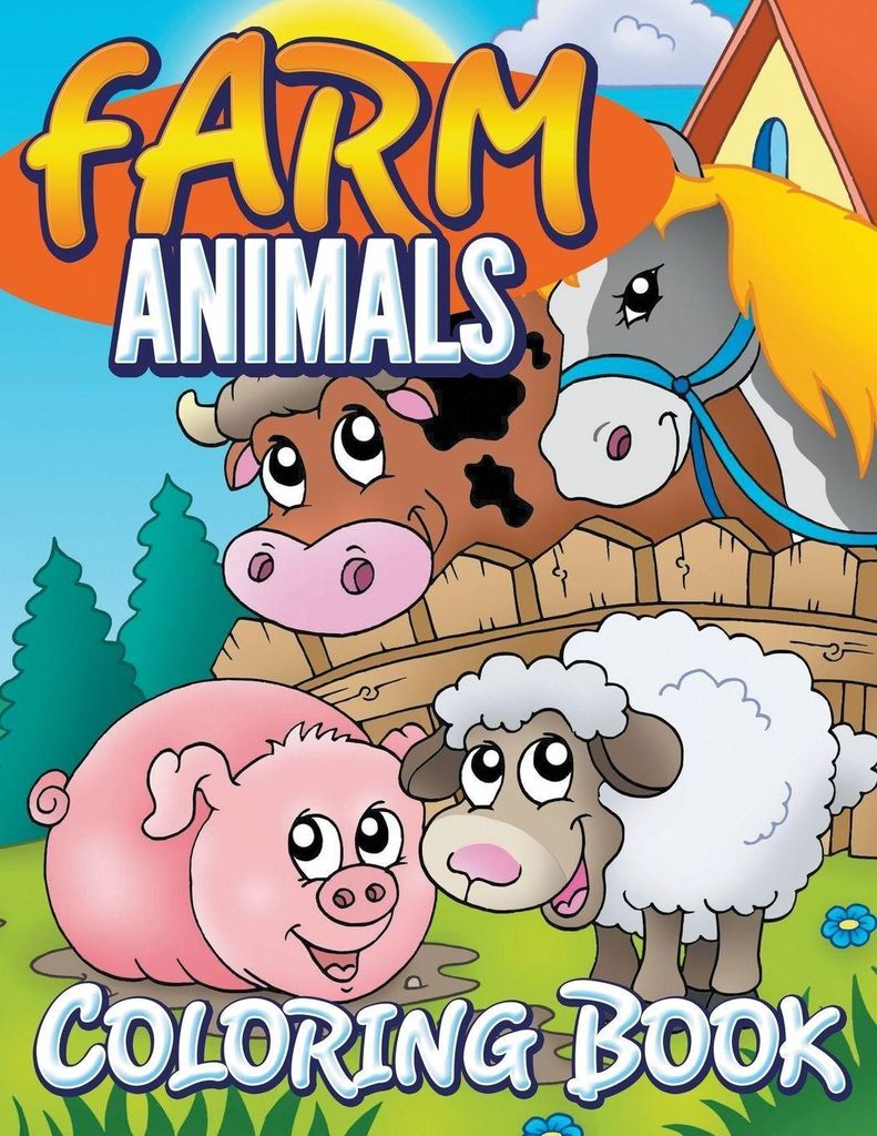 Farm Animals Coloring Book