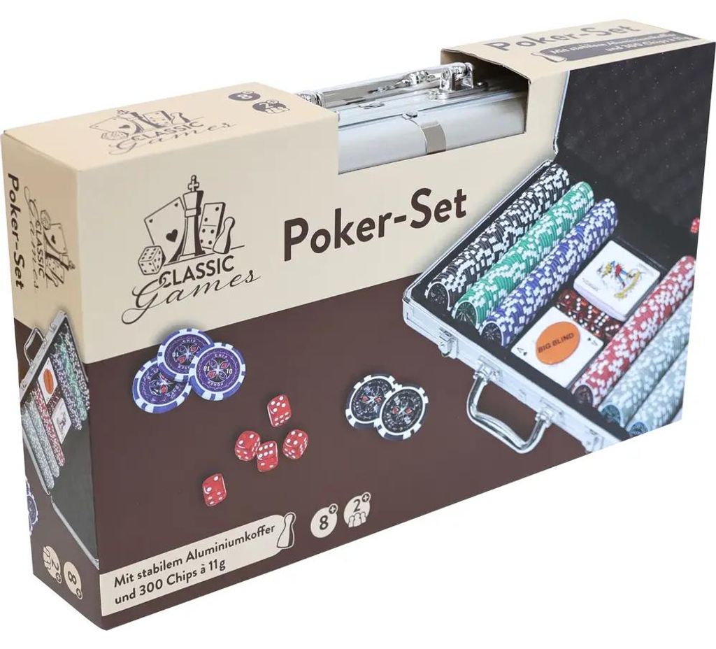 Set da poker NG in valigetta di alluminio, 300 Chi Immagine del prodotto 