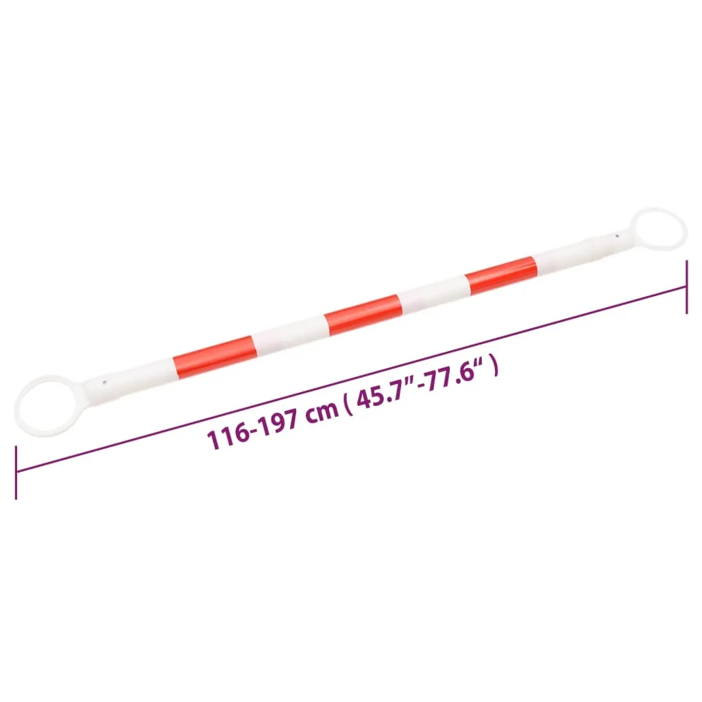 Perche de Signalisation Extensible 197cm - Solution Anti-Intrusion 10x - 8
