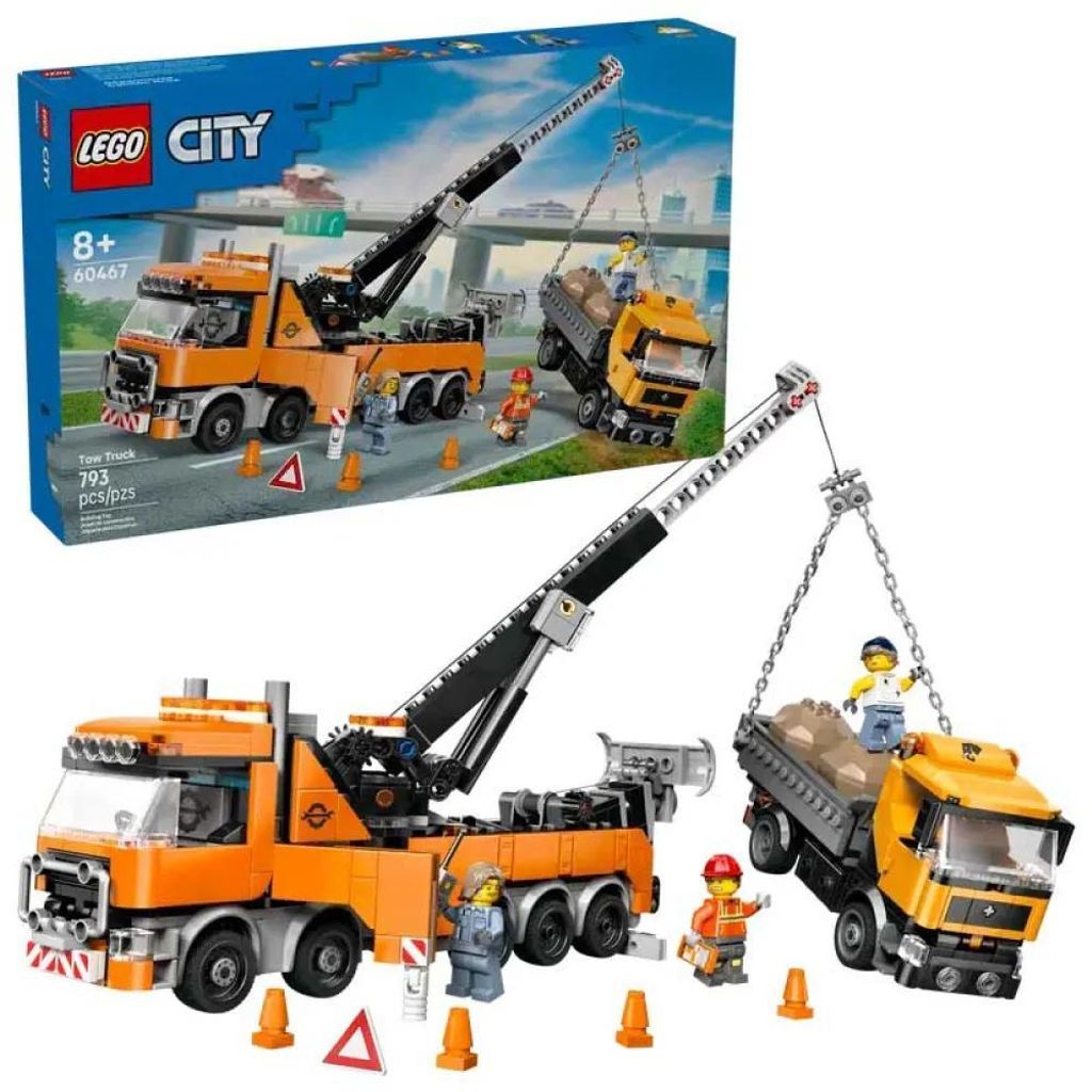 LEGO City Schwerlast-Abschleppwagen mit Kran, Bausatz, 8 Produktbild 