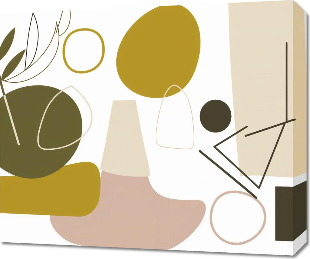 Decorazione Parete 60x50 Ricchezza di Combinazioni - Tela Moderna