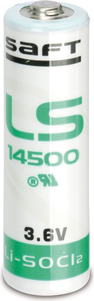 A single battery is shown against a white background.
