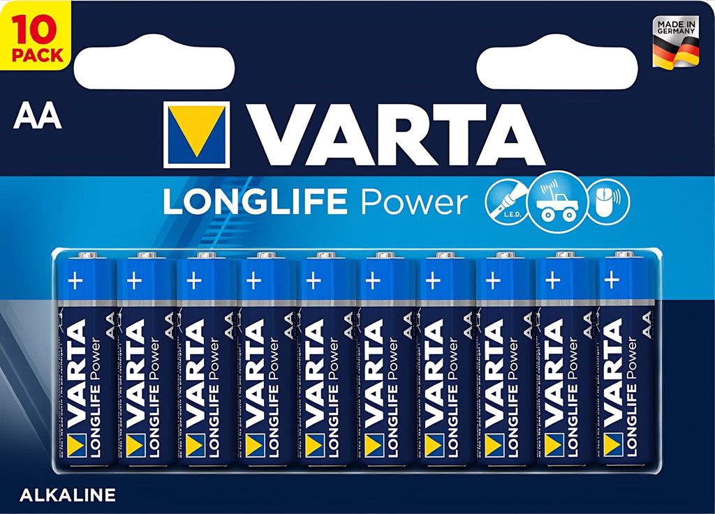 Batterie High Energy 10x AA 2900mAh