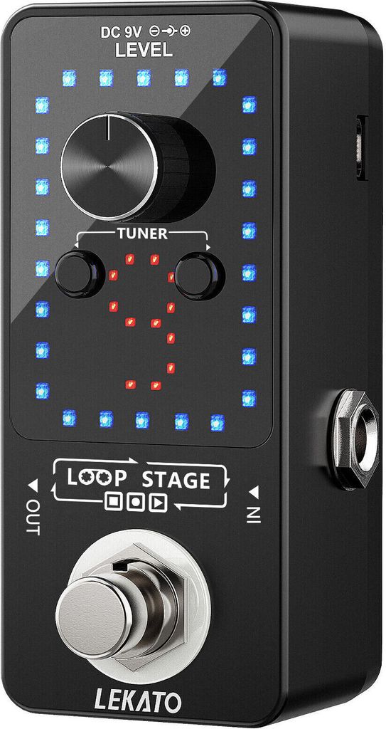 LEKATO Looper Station Gitarre Mini Effekt Pedal 9 Wellen Produktbild 1