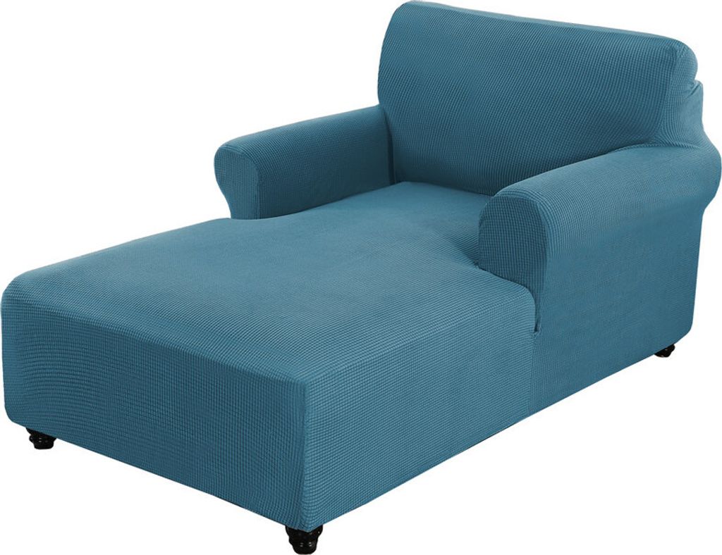 (I) Stretch-Liegebezug für Wohnzimmer, Chaiselongue-Bezug mit zwei Armlehnen, Chaiselongue-Bezug für Schlafzimmer, Chaiselongue aus weichem Jacqu...