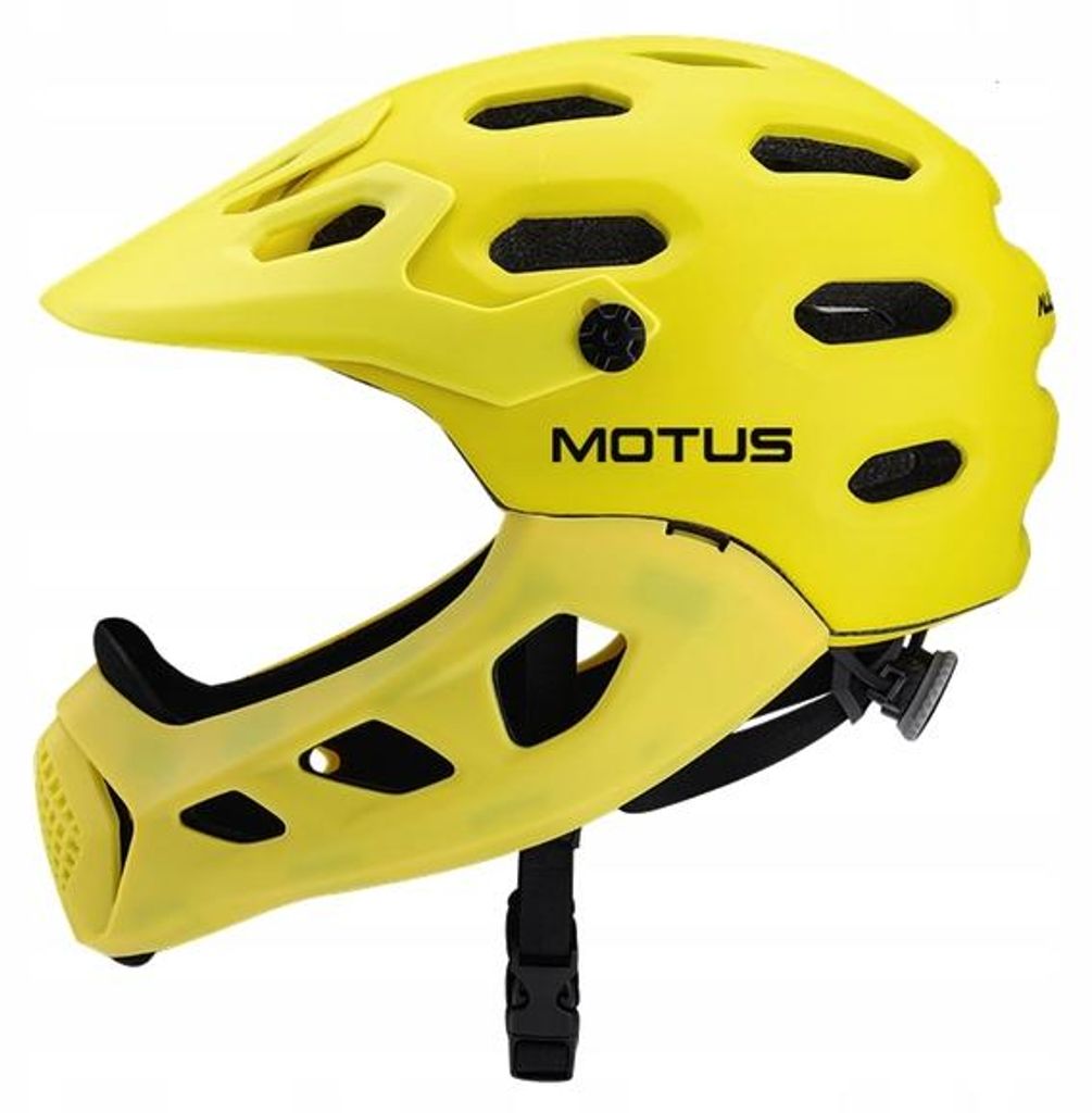 Kask Motus CB-49 w kolorze żółtym – rozmiar M/L Zdjęcie produktu 
