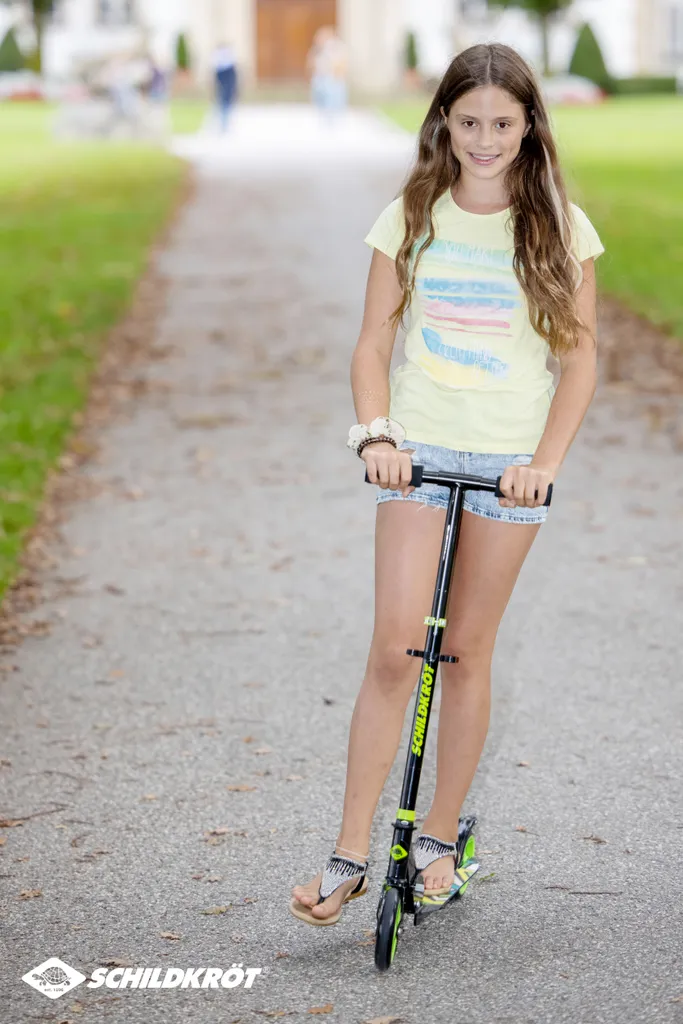Trottinette junior Schildkröt City Scooter Runabout vert de haute qualité - 14