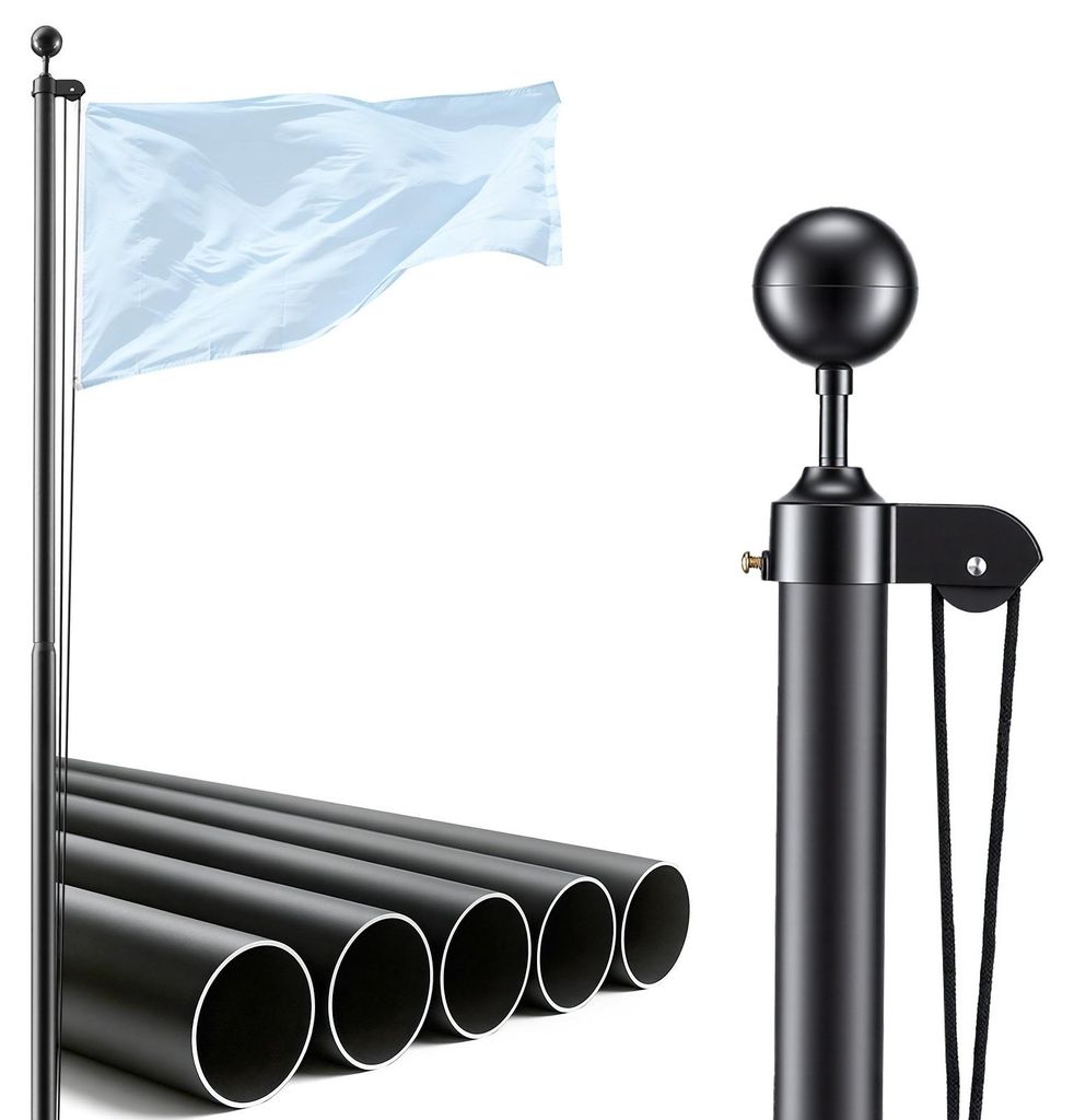 VEVOR Fahnenmast, 9,14 m schwerer, segmentierter Produktbild 