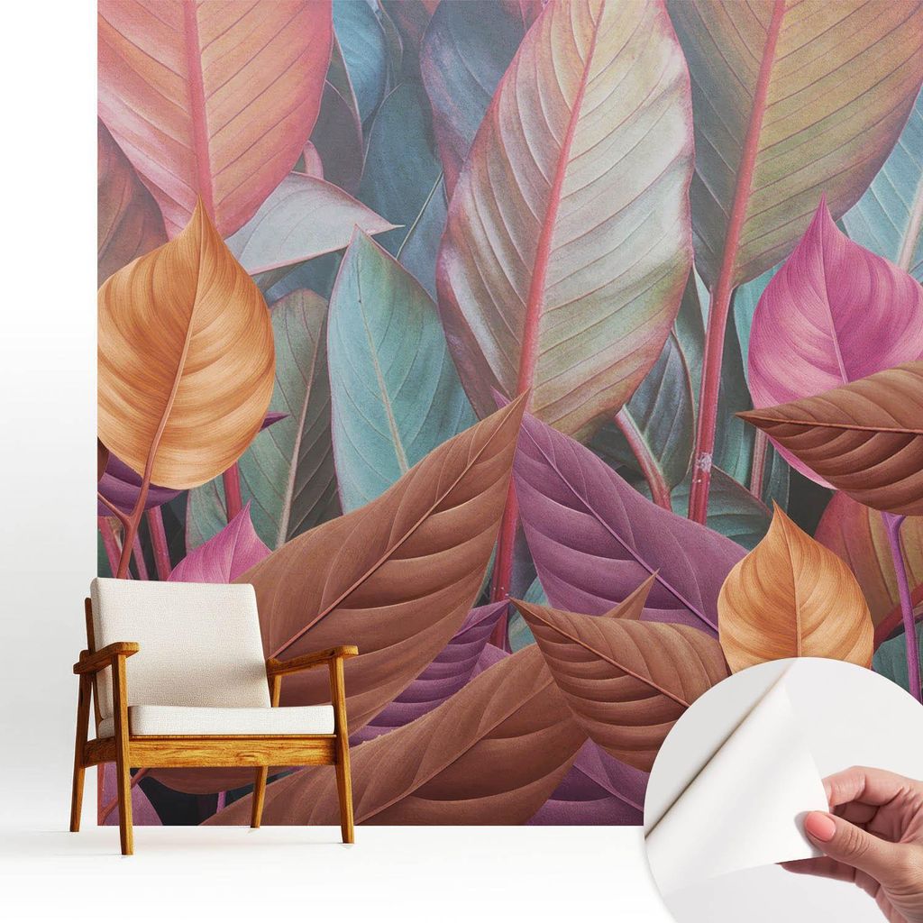 Fototapete selbstklebend - 250x250 cm - Tapete - Wandtapete - Wandbilder - Klebefolie - Dekofolie - Tapete Folie - Wand - Dekoration - Wohnzimmer -...