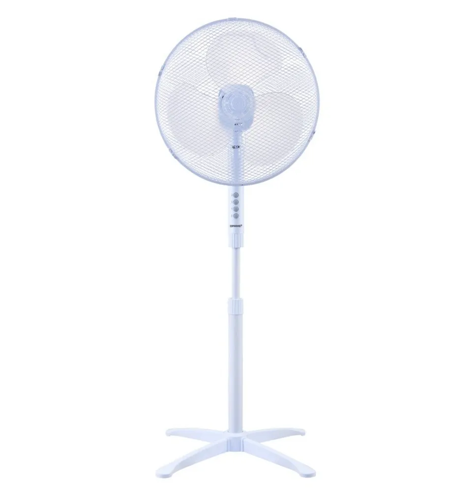 Ventilateur sur pied oscillant blanc - Modèle SSF41 pour salon et bureau