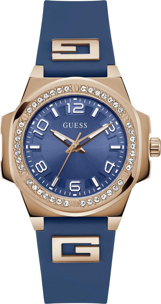 Guess Damen Armbanduhr G HYPE GW0617L3 Blau/Roségold