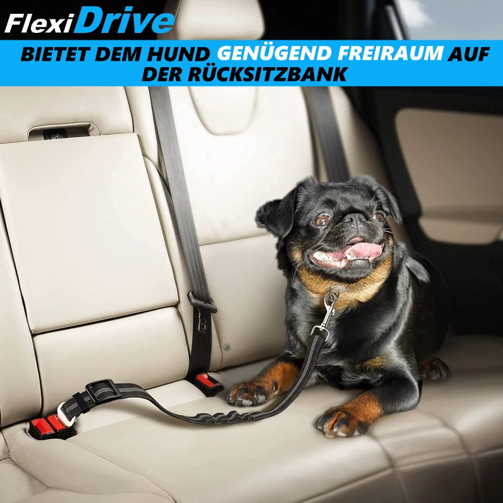 2 Stück Auto Sicherheitsgurt Adapter Set Hundegurt blau Anschnallgurt Hund  Tiere
