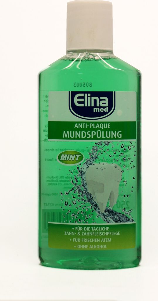 Elina med dent Mundspülung Mint Fresh 2 x 250 ml Produktbild 