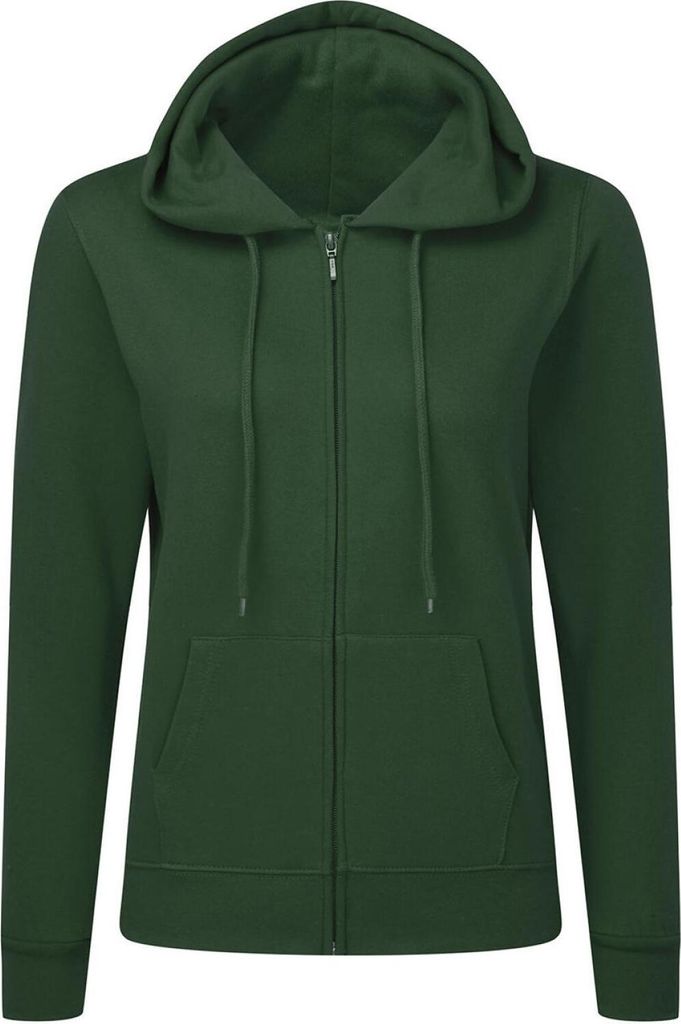 SG SG29F | Ladies' Zip Hoody - Kapuzensweatjacke für Damen - Farbe: Bottle Green - Größe: XS