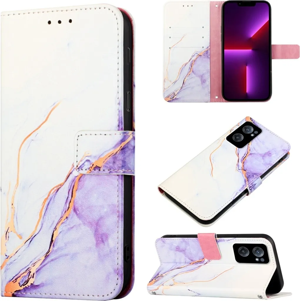 Cover Robusta OnePlus Nord CE 2 5G per Famiglie | Marmo e Portafoglio