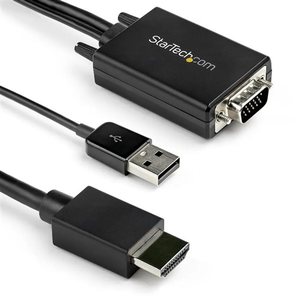 StarTech.com VGA2HDMM2M Cavo Adattatore da VGA a HDMI 2m con Audio USB