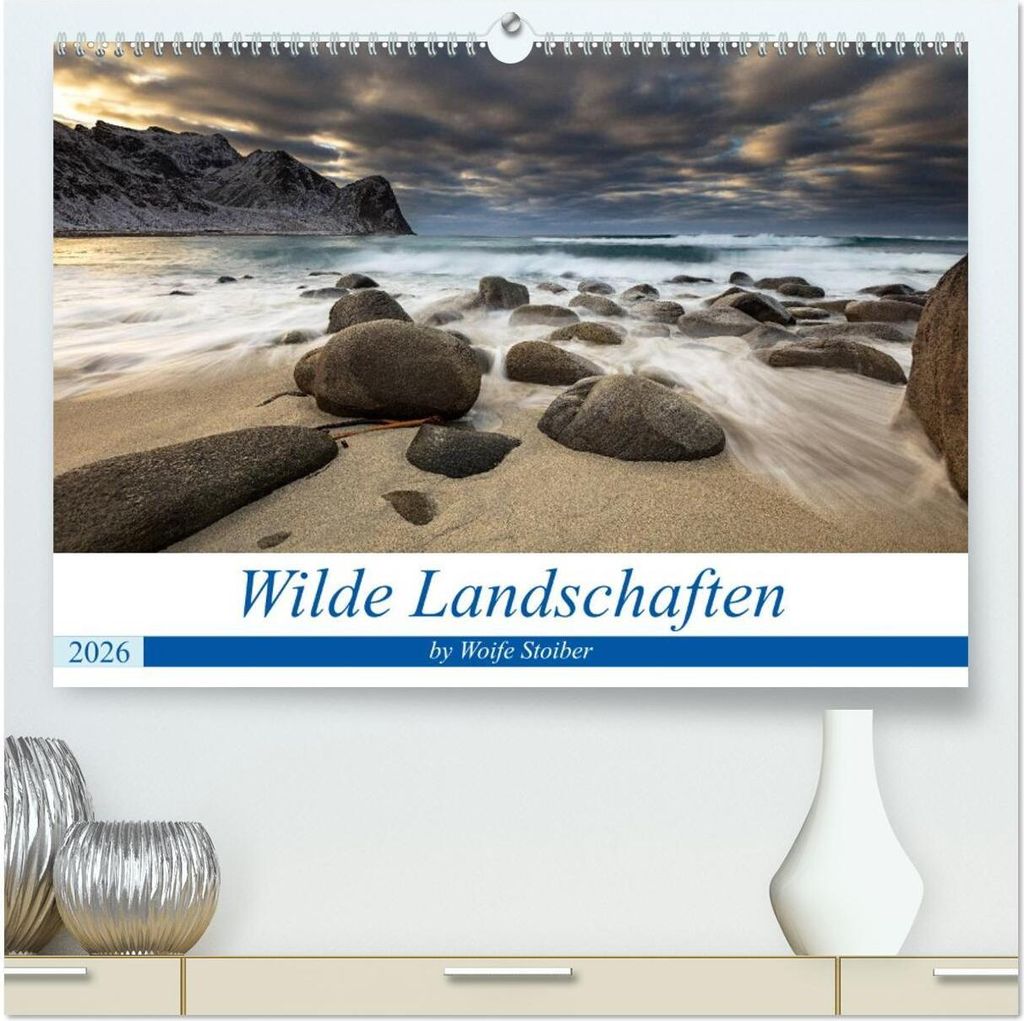 Wilde Landschaften (hochwertiger Premium Wandkalender 2026 DIN A2 quer), Kunstdruck in Hochglanz