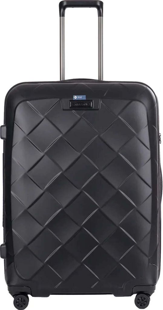 Stratic Leather & More Trolley Matt Black schwarz 76cm Produktbild 