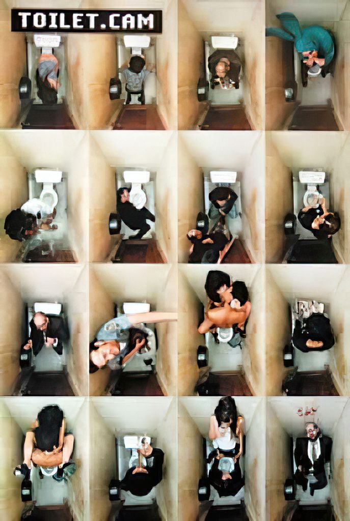 Toilet.Cam Poster 61 x 91,5 cm