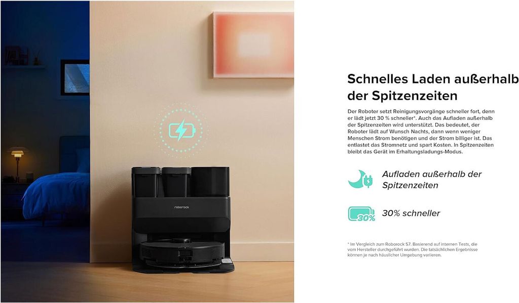 Roborock S7 Max Ultra Staubsauger Roboter 5500Pa mit Empty Produktbild 53