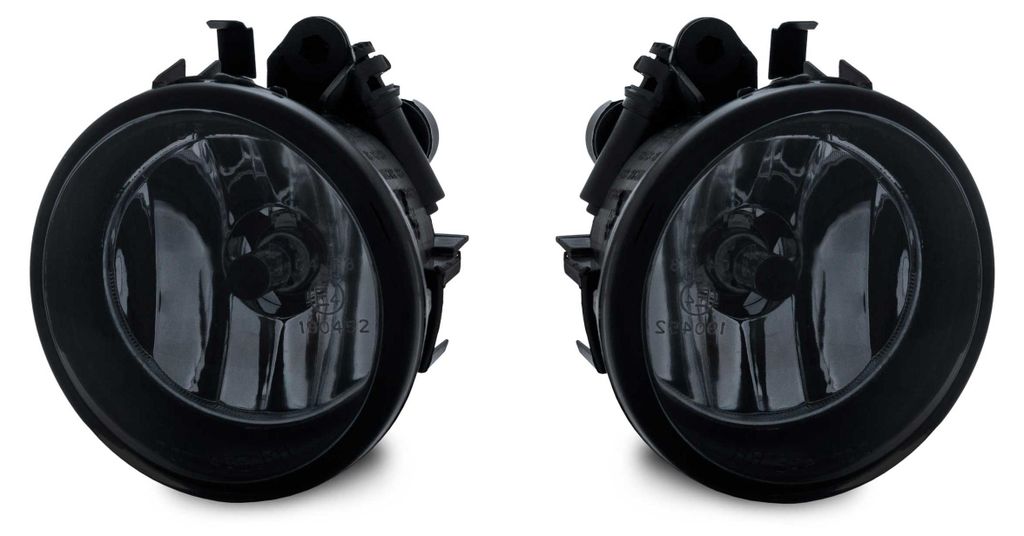 Mistlampen, 2 stuks, zwarte behuizing, smoke lens, H8 Productafbeelding 