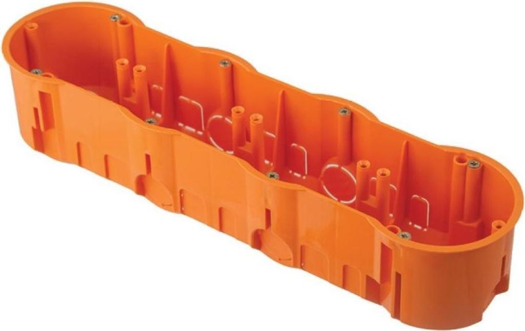 Unterputzdose 60 tief, 4-fach mit Schrauben - A.0049WPG Produktbild 