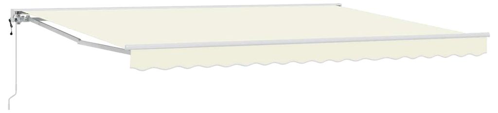 Elektrische ausziehbare Markise - CLORIS - Wettersensor - Creme 5x3 m - Markisen C1124