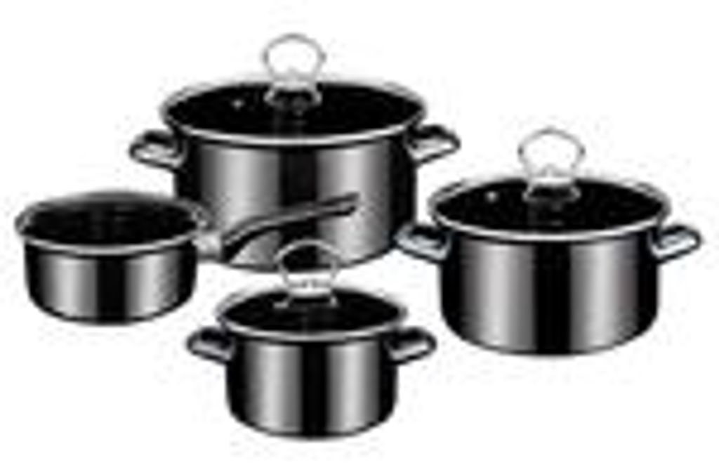 GSW Profi-Black-Star Set di pentole da 4 pezzi, lavabili in Immagine del prodotto 
