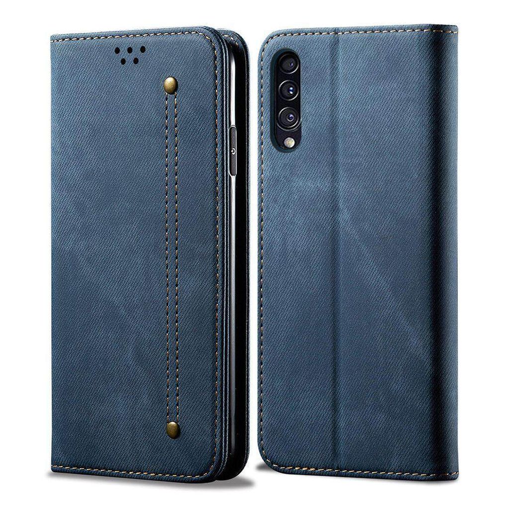 Galaxy A50 Case, étui portefeuille en cuir avec fermeture Image du produit 