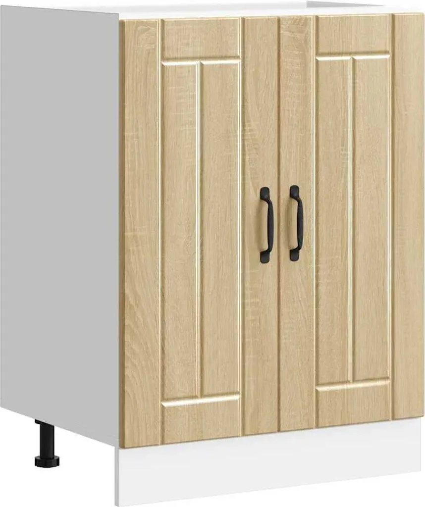 Offerta Base Lavello 80cm Lucca Rovere Sonoma - Arredo Cucina