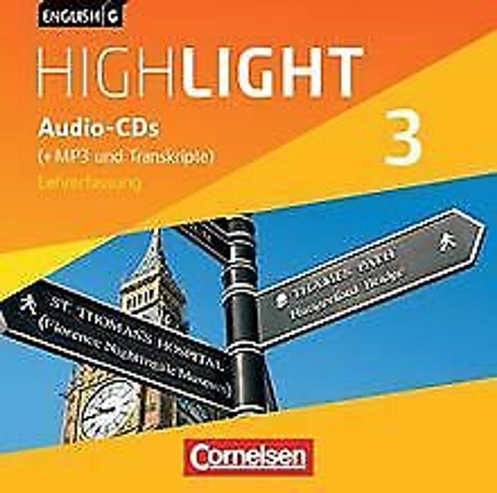 English G Highlight 03: 7. Schuljahr. Audio-CDs. Hauptschule (Vollfassung)