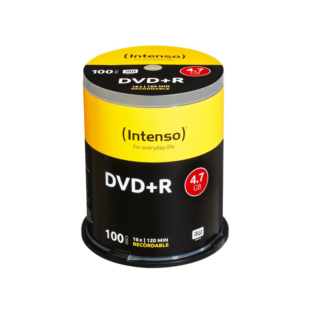 Intenso 4111156 DVD vergine 4,7 GB DVD R 100 pz. Immagine del prodotto 